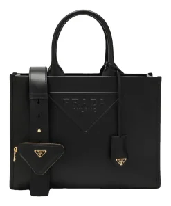 PRADA Mini Symbole Black Leather Bag